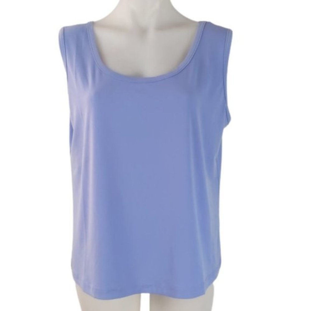 Deep Blue Womens Top Size 20 Blue Sleeveless Round Neck Made in Australia NEW